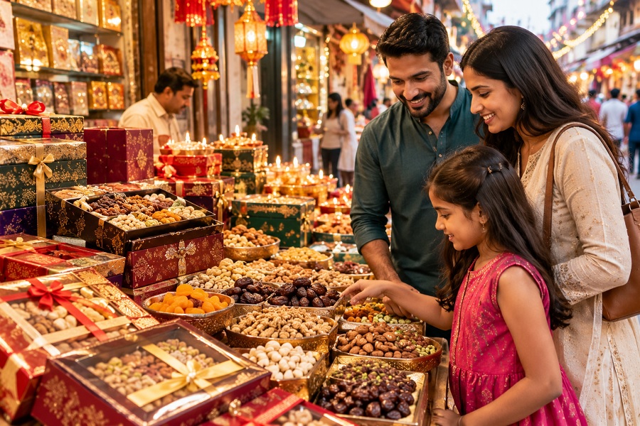 Best Diwali Dry Fruit Gift Hampers in India: Exploring Premium Festive Collections and Local Markets